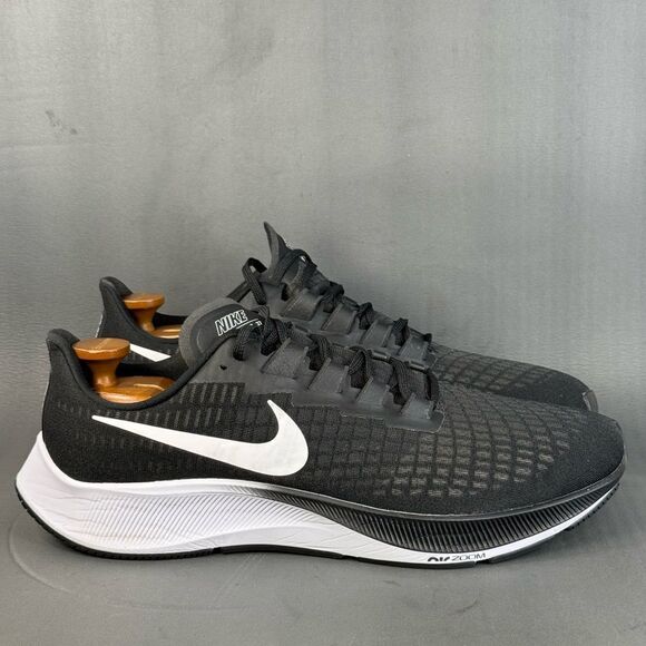 Nike Air Zoom Pegasus 37 TB 'Black White' athletic sneaker shoes men size 14